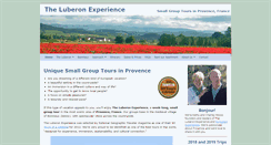 Desktop Screenshot of luberonexperience.com